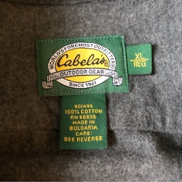 Cabela’s Deerskin Chamois Overshirt XL Heavyweight Shacket Shirt Jacket Workwear - Picture 10 of 16